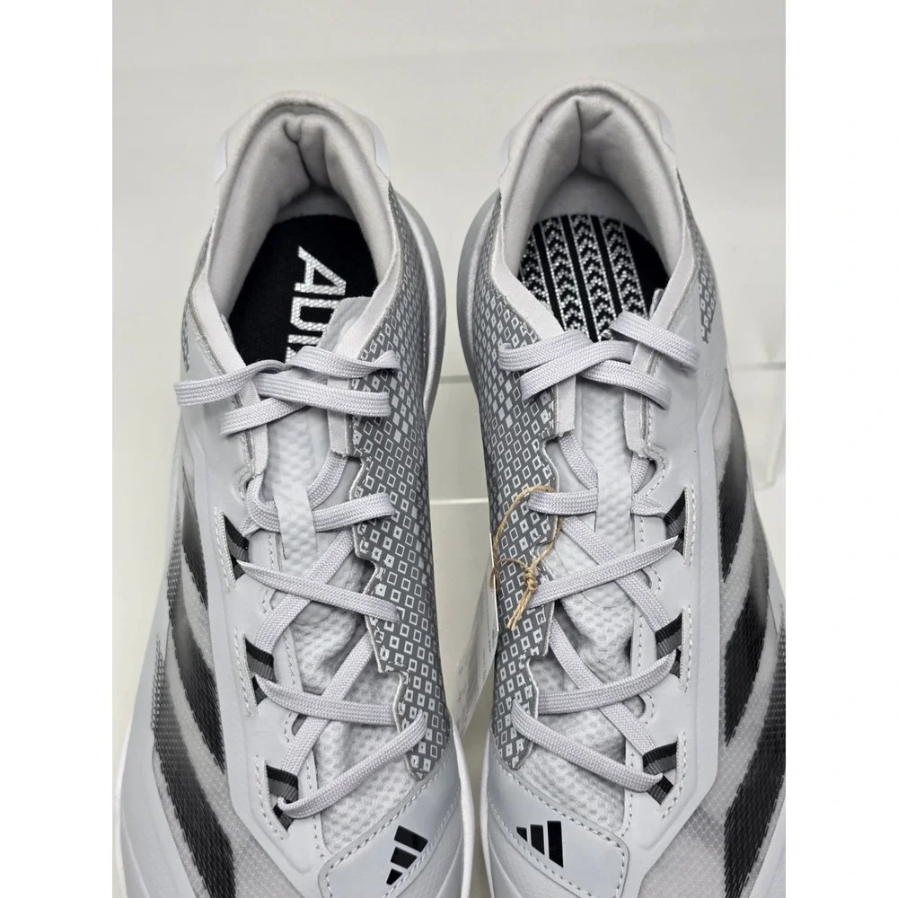 Adidas Adizero Impact WP Gray Metal Baseball Cleats JI1465 Mens Size 15 NEW